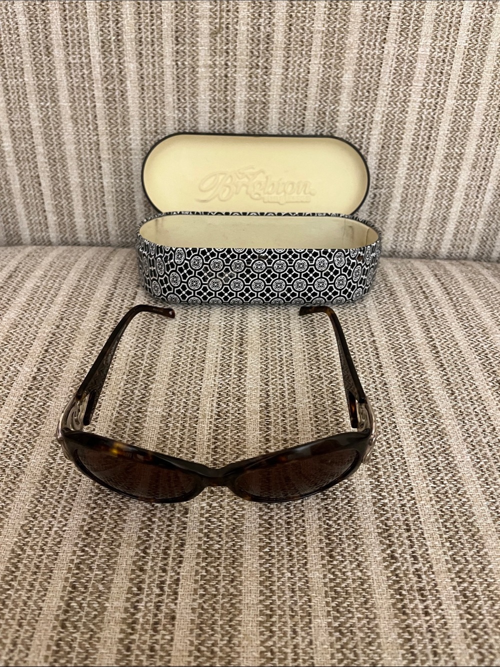 Brighton Tortoiseshell Cat-Eye Sunglasses with Brown Lenses - Picture 7 of 7